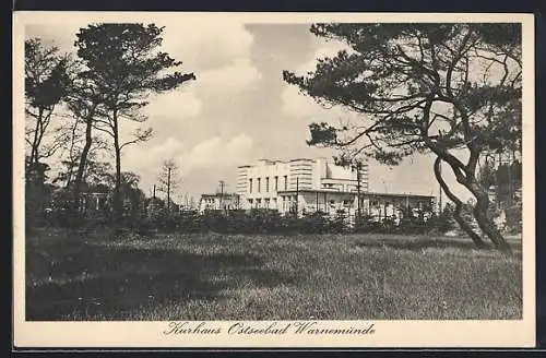 AK Warnemünde, Blick auf das Kurhaus