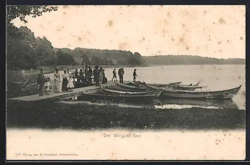AK Korswandt, Steg am Wolgast-See