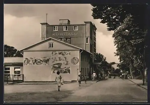 AK Rerik, Strassenpartie am Kurhaus