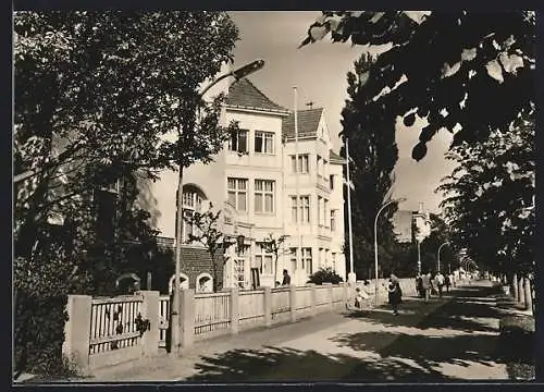 AK Bansin, FDGB-Erholungsheim Aufbau