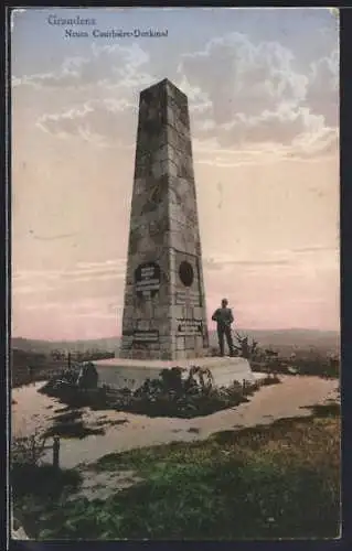 AK Graudenz, Neues Courbiére-Denkmal