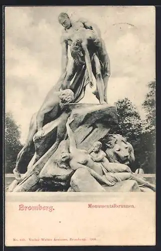 AK Bromberg, Monumentalbrunnen