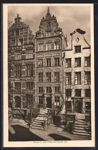 AK Danzig, Gebäude Brotbänkengasse 28