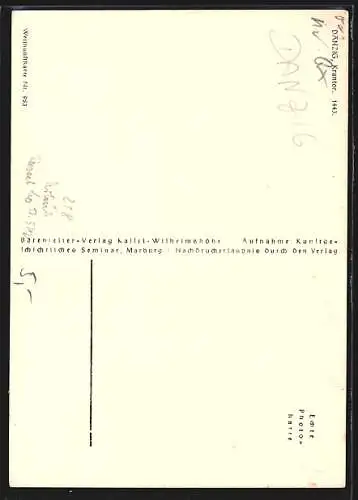 AK Danzig / Gdansk, Partie am Krantor