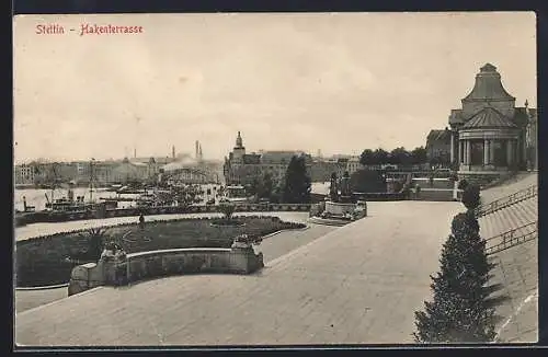 AK Stettin, Hakenterrasse