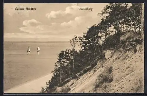 AK Misdroy, Strandpartie mit Kaffeeberg