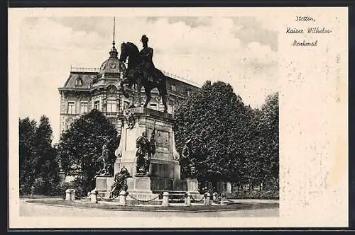 AK Stettin, Kaiser Wilhelm-Denkmal