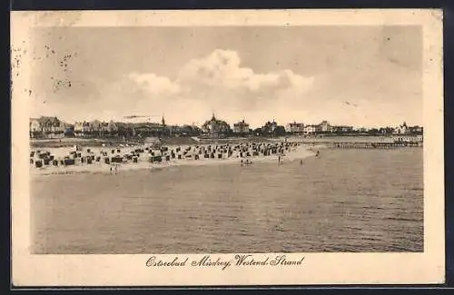 AK Misdroy, Ostseebad, Westend-Strand