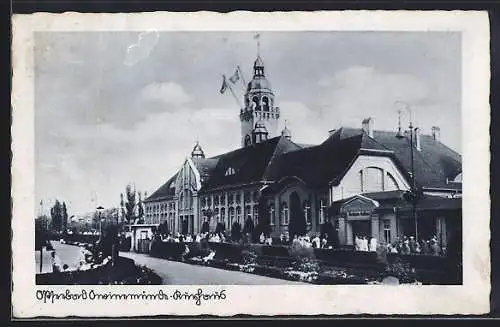 AK Swinemünde, Blick zum Kurhaus