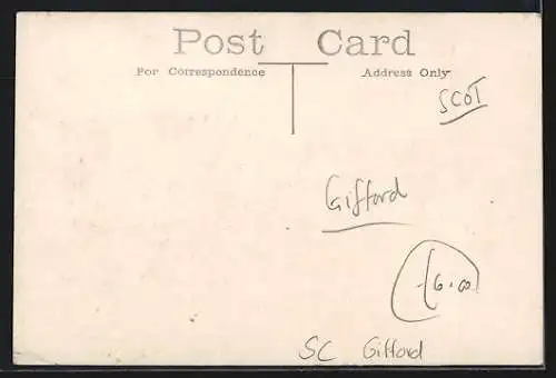 AK Gifford, Tweeddale Arms Hotel
