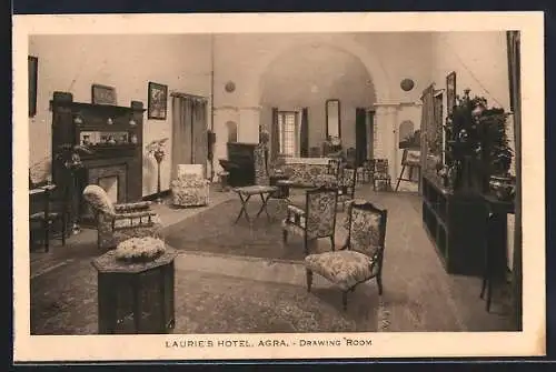 AK Agra, Laurie`s Hotel, Drawing Room