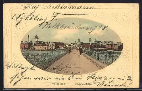 Präge-AK Nykobing-F., Christian IX Bro, Passepartout