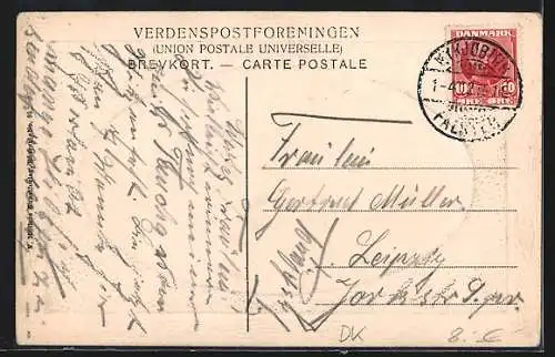 Präge-AK Nykobing-F., Christian IX Bro, Passepartout