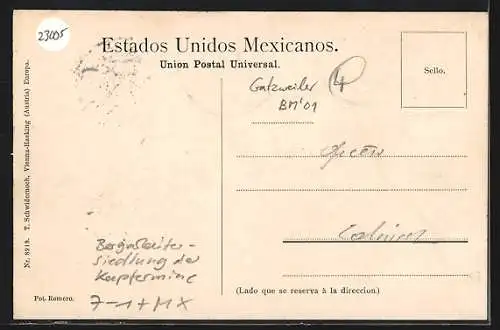 AK Santa Rosalia, Bergarbeitersiedlung der Kupfermine