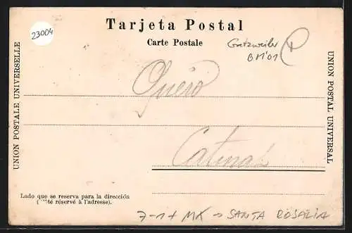 AK Sta. Rosalia, I a parte de la Mesa francesa