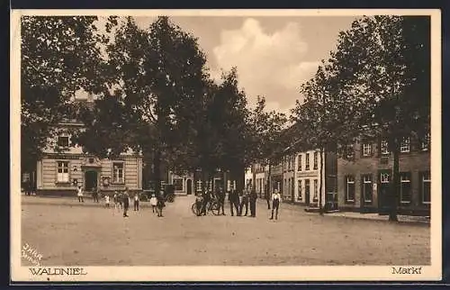 AK Waldniel, Markt mit Bürgermeisteramt