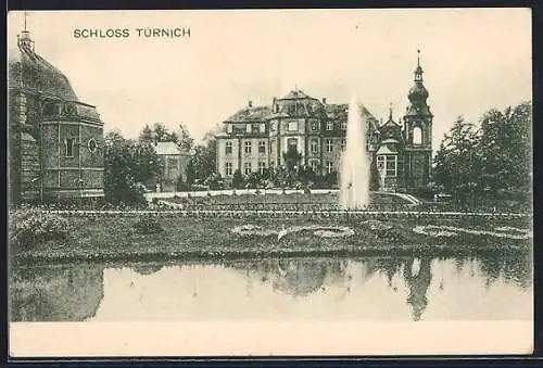 AK Türnich, Schloss Türnich mit Fontaine