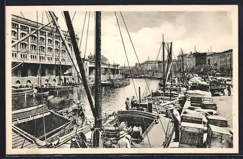 AK Berlin-Tiergarten, Hafen am Lehrter Bahnhof