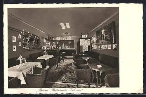 AK Berlin-Schöneberg, Restaurant Roma, Inh. Felice Sala, Kalckreuthstrasse 4-5