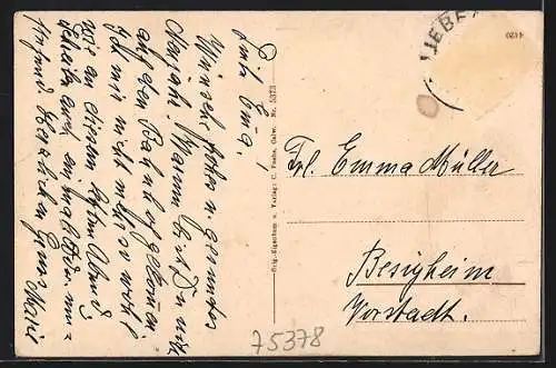 AK Bad Liebenzell, Kurhaus Burghalde-Unterlengenhardt, Bes. J. Kramm