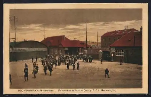 AK Hochemmerich-Rheinhausen, Krupp AG, Friedrich-Alfred-Hütte, Haupteingang