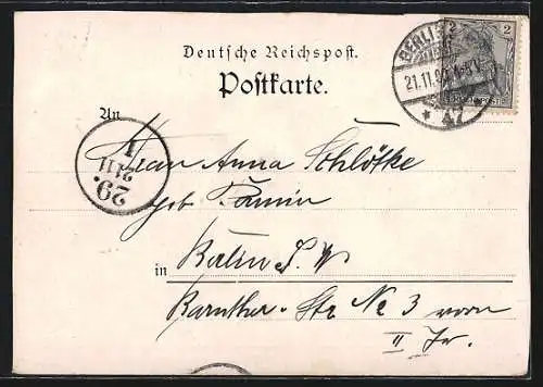 AK Kleines Mädchen mit Haube