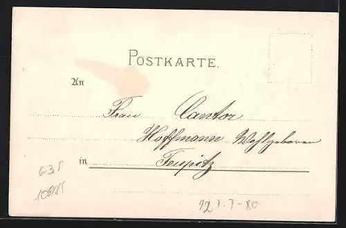 AK Zwei kleine Mädchen mit Blumenkörben