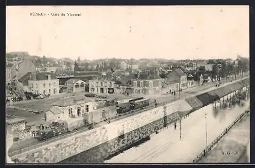 AK Rennes, Gare de Viarmes, Bahnhof