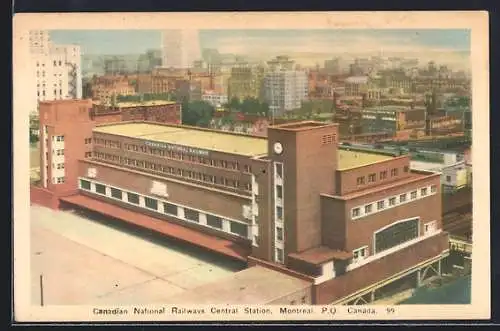 AK Montreal /P. Q., Canadian National Railways Central Station, Bahnhof