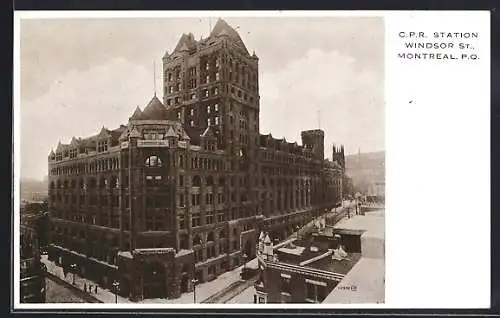 AK Montreal, CPR Station Windsor Street, Bahnhof