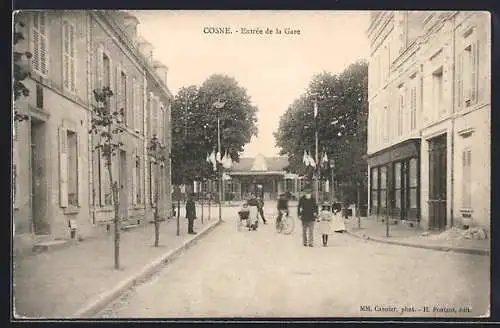 AK Cosne, Entrée de la Gare, Bahnhof
