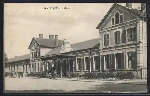AK Cosne, La Gare, Bahnhof
