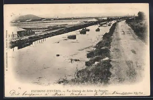 AK Hyères, Vue Générale des Salins des Pesquiers, Salzbergwerk