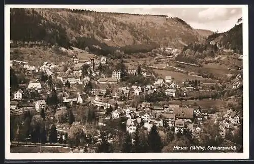 AK Hirsau /Wttbg. Schwarzwald, Ortsansicht aus der Vogelschau