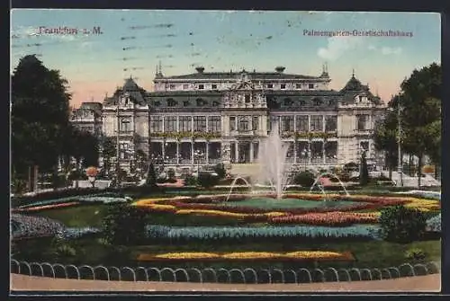 AK Frankfurt-Westend, Palmengarten-Gesellschaftshaus