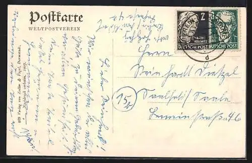 AK Wolfenbüttel, Blick auf das Schloss