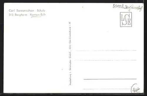 AK Bergheim / Erft, Schule