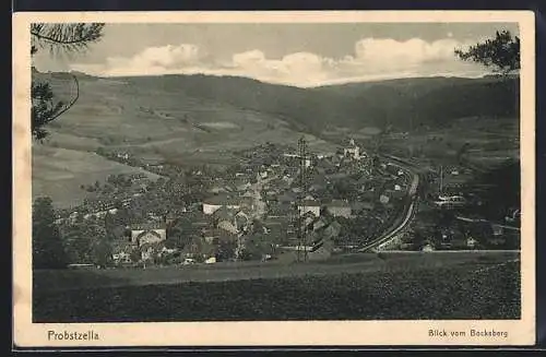 AK Probstzella, Blick vom Bocksberg
