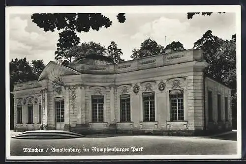 AK München, Amalienburg im Nymphenburger Park