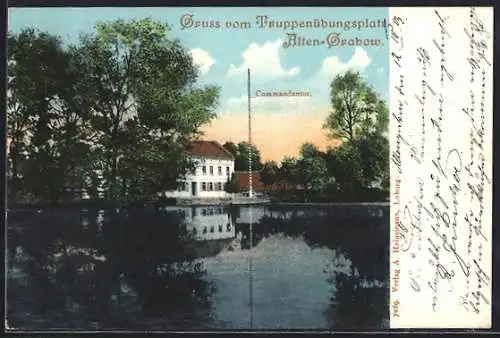 AK Alten-Grabow, Wasserpartie am Truppenübungsplatz