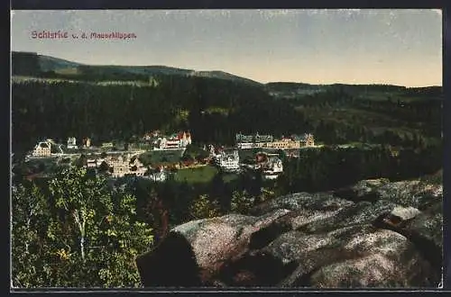 AK Schierke, Teilansicht von den Mauseklippen