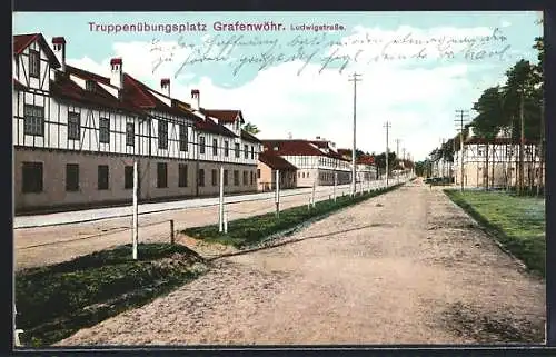 AK Grafenwöhr, Truppenübungsplatz & Ludwigsstrasse
