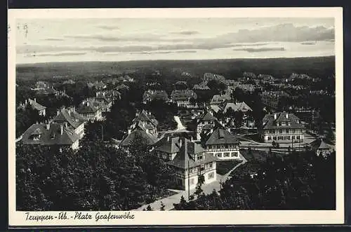 AK Grafenwöhr, Der Truppenübungsplatz aus der Vogelschau
