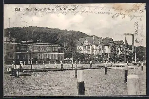 AK Kiel, Yachtklubgebäude und Seebadeanstalt