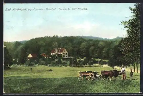 AK Bad Kissingen, Königliches Forsthaus Klaushof