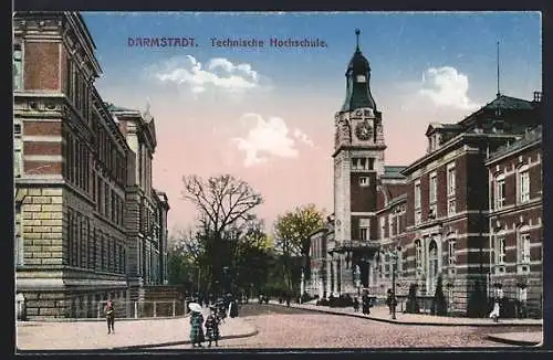 AK Darmstadt, Ansicht an der Technischen Hochschule