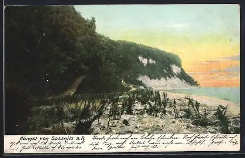 AK Sassnitz a. R., Hengst von Sassnitz aus