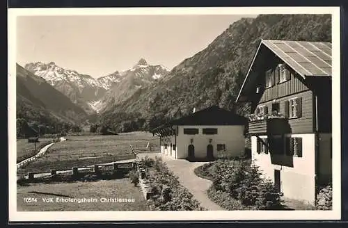 AK Oberstdorf, Erholungsheim NSKOV Christlessee