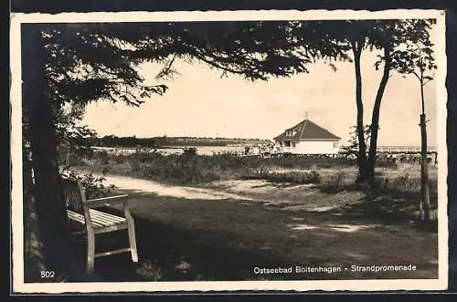 AK Boltenhagen, Partie an der Strandpromenade
