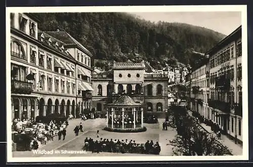 AK Wildbad i. Schwarzwald, Blick auf den Platz